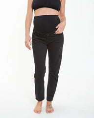Hunter Over Bump Crop Jean Black