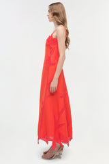 Ellery Embroidered Bustier Midi Dress