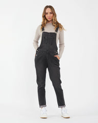 Denim Overalls Black