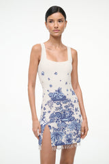 Le Sable Dress | Blue Toile