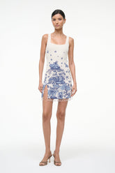 Le Sable Dress | Blue Toile