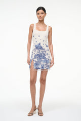 Le Sable Dress | Blue Toile