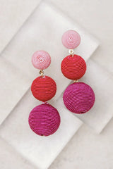 Ombre Holiday Drop Earrings