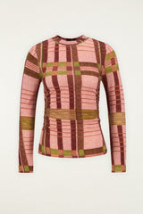 Thalita Long-Sleeve Knitted Top