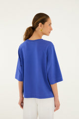 Blue Bike Birds T-Shirt