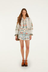 Off-White Stitched Garden Blouse