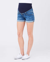Denim Shorty Shorts Blue