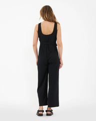 Bobby Rib Jumpsuit Black