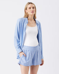 Abby Stripe Shirt Blue / White