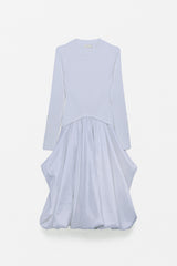 Kenlie Taffeta Knit Midi Dress