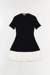Lorin Taffeta Knit Midi Dress