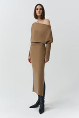 Janese Off Shoulder Midi Dress