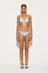 Marmo Print Bikini Top