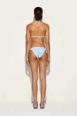 Marmo Print Tie Bikini Briefs