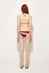 Iride Print Triangle Bikini Top