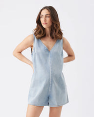 Fenix Denim Playsuit Light Wash
