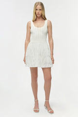 Ellis Knit Lace Mini Dress