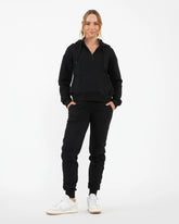 Taylor Over Tummy Joggers Black