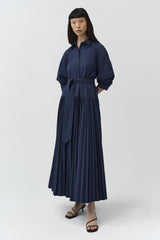 Arlo Belted Cotton Maxi Dress