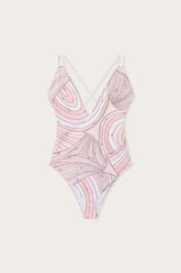 Iride Print One-Piece Swimsuit