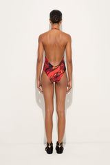 Orchidee Print Swimsuit