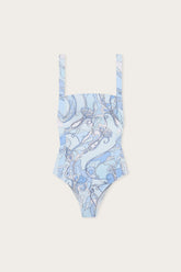 Orchidee Print Swimsuit