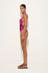 Orchidee Print Swimsuit