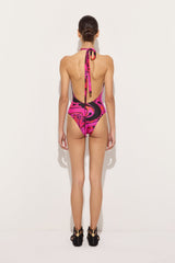 Orchidee Print Swimsuit