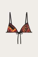 Vivara Print Triangle Bikini Top