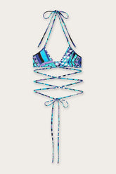 Vivara Print Triangle Bikini Top