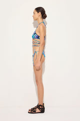 Vivara Print Triangle Bikini Top