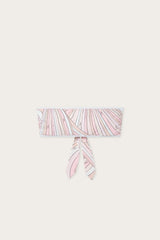 Iride Print Bandeau Bikini Top