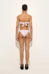 Iride Print Bandeau Bikini Top