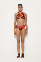 Vivara Print Coulotte Bikini Bottoms