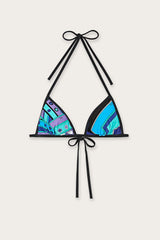 Vivara Print Triangle Bikini Top