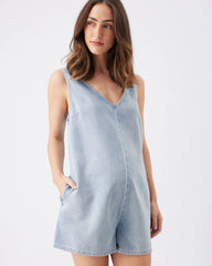 Fenix Denim Playsuit Light Wash