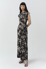 Acacia Draped Jersey Midi Dress