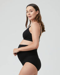 Seamless Nursing Bra Black
