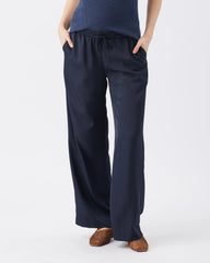 Tamara Satin Pull-On Pant Midnight
