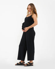 Bobby Rib Jumpsuit Black