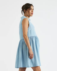 Bec Chambray Dress Clean Fade