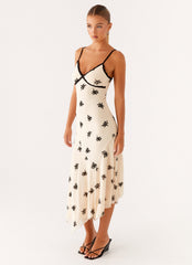 Amelia Midi Dress - Nude