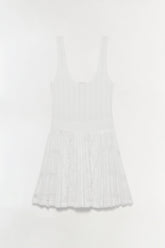 Ellis Knit Lace Mini Dress