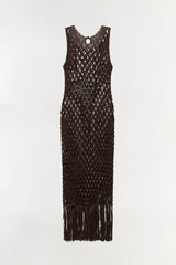 Jensen Macrame Midi Dress