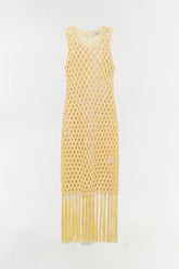 Jensen Macrame Midi Dress