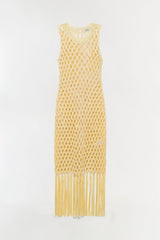 Jensen Macrame Midi Dress