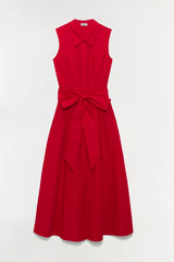 Genny Sleeveless Cotton Dress