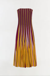 Soleil Striped Midi Dress