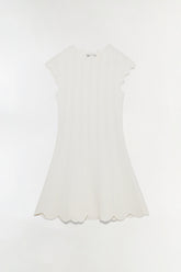 Evalynn Wavy Knit Mini Dress