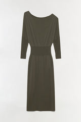 Janese Off Shoulder Knit Midi Dress